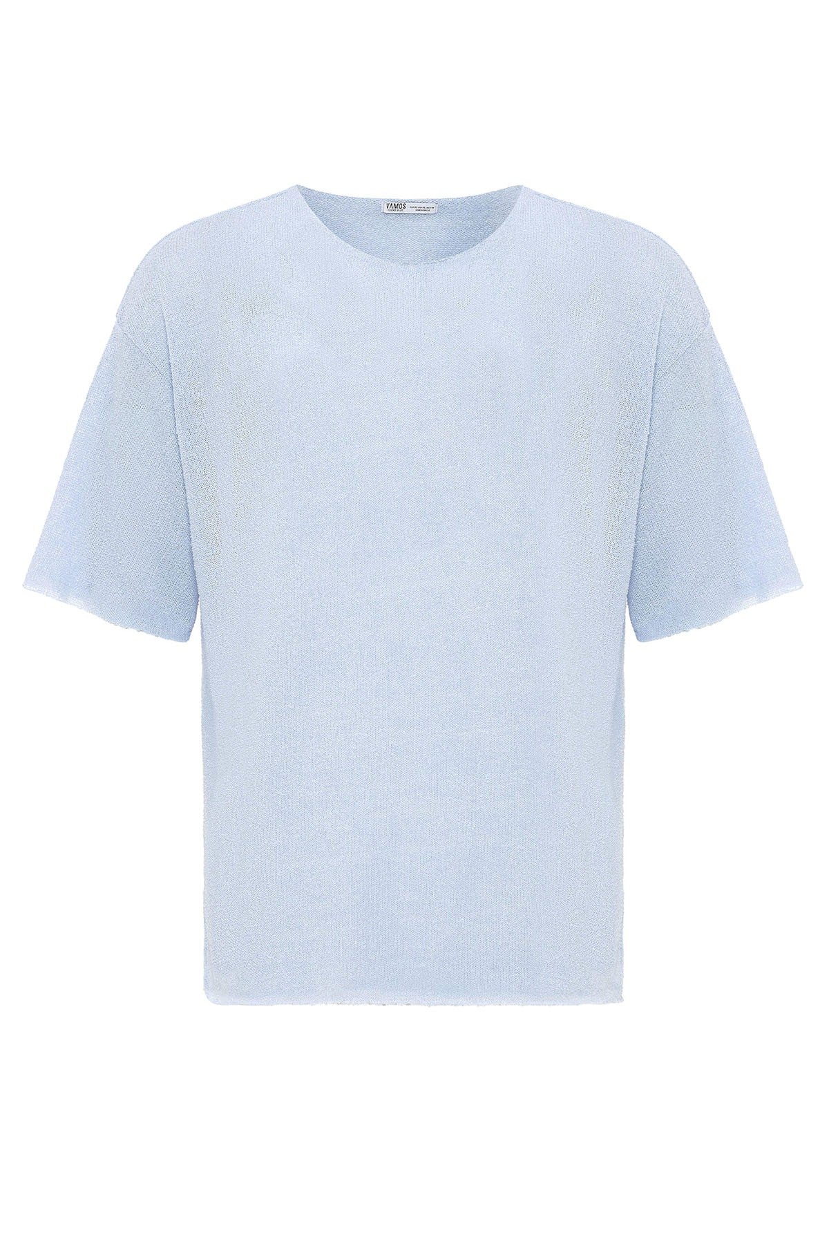 Basic Oversize Örme Triko Tişört