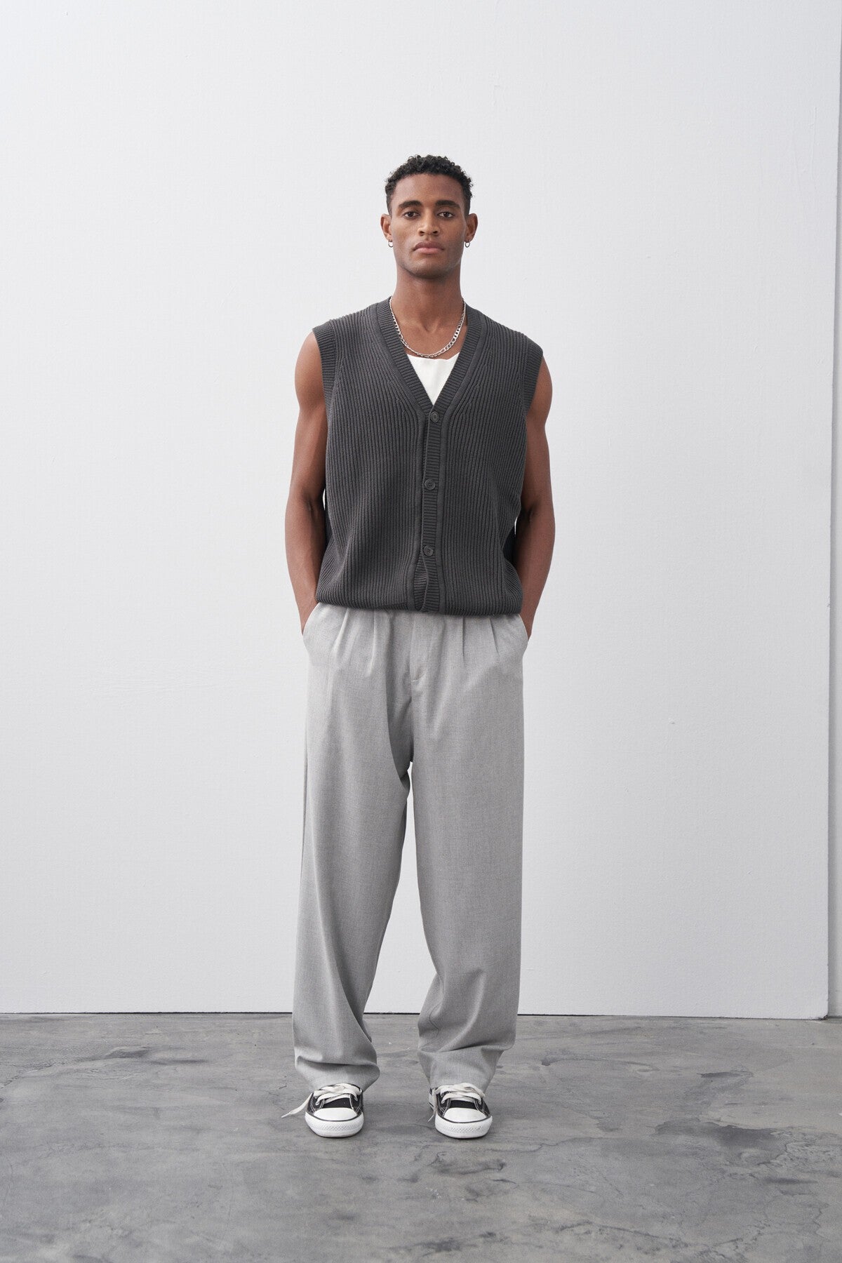 Baggy Fit Kumaş Pantolon
