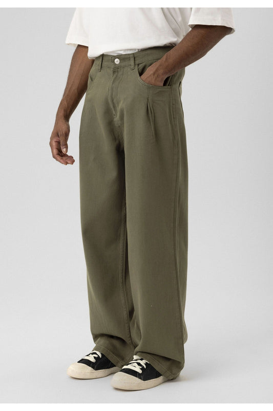 Balloon Fit Gabardin Pantolon