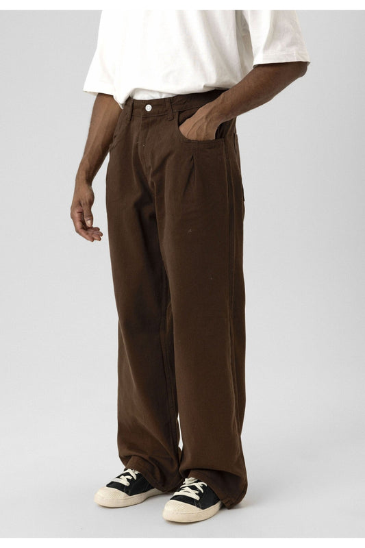 Balloon Fit Gabardin Pantolon