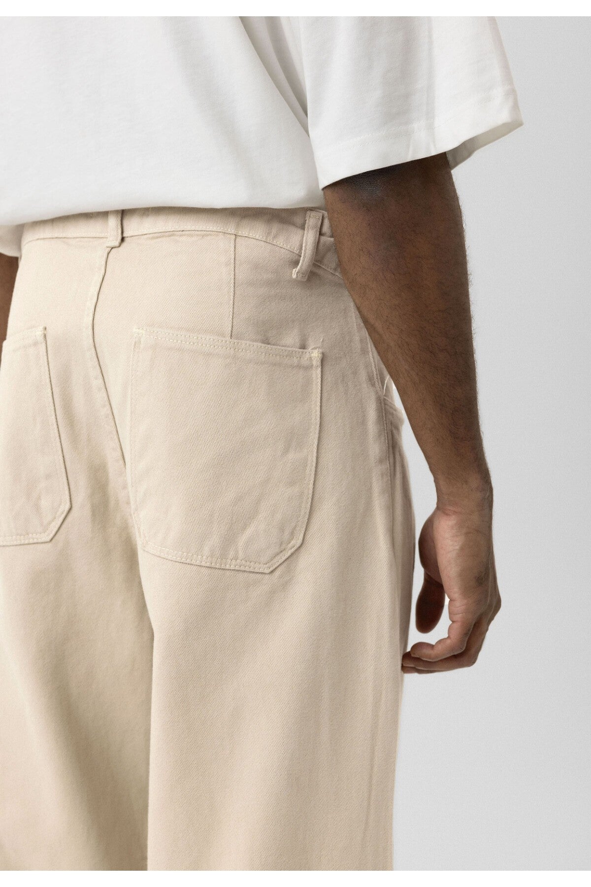 Balloon Fit Gabardin Pantolon