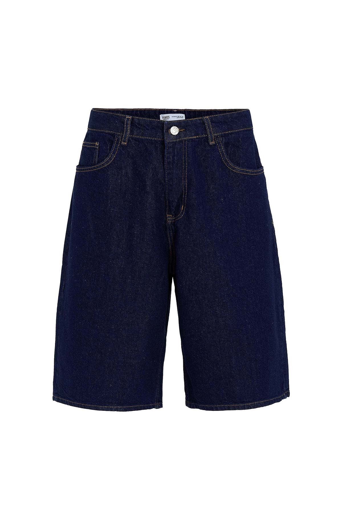 Oversize Bermuda Denim Şort