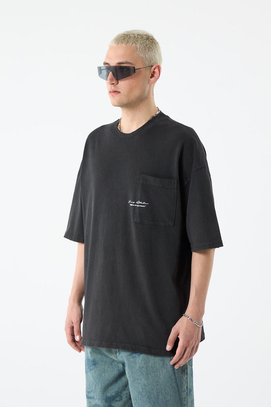 Yıkamalı Oversize Tişört