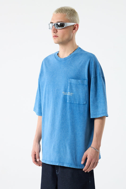 Yıkamalı Oversize Tişört