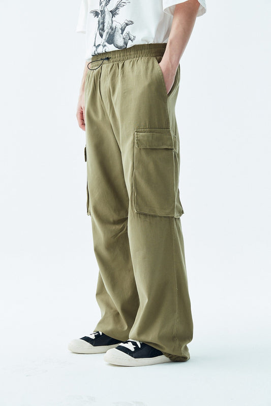 Oversize Kargo Pantolon - Taş