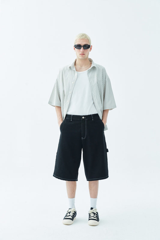 Oversize Bermuda Denim Şort
