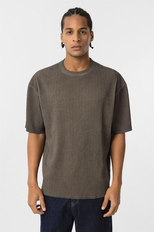 Yıkamalı Ottoman Basic Oversize Tişört