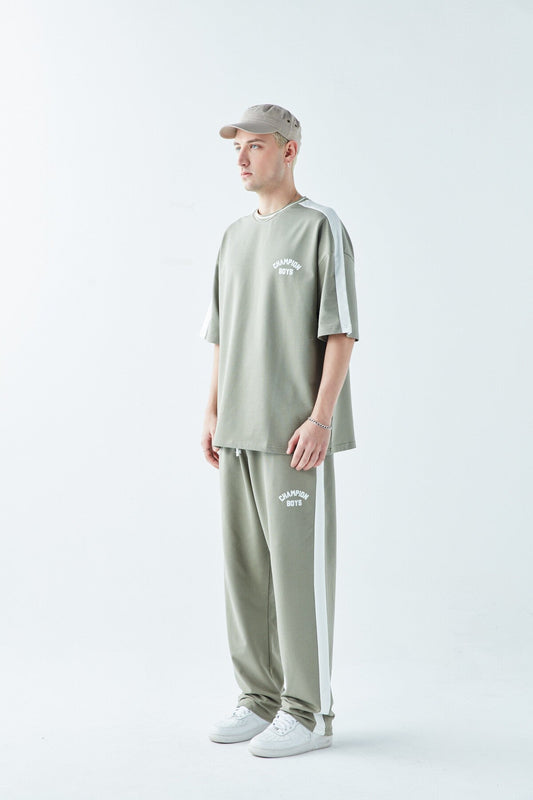 Champıon Boys Baskılı Oversize Eşofman Takım