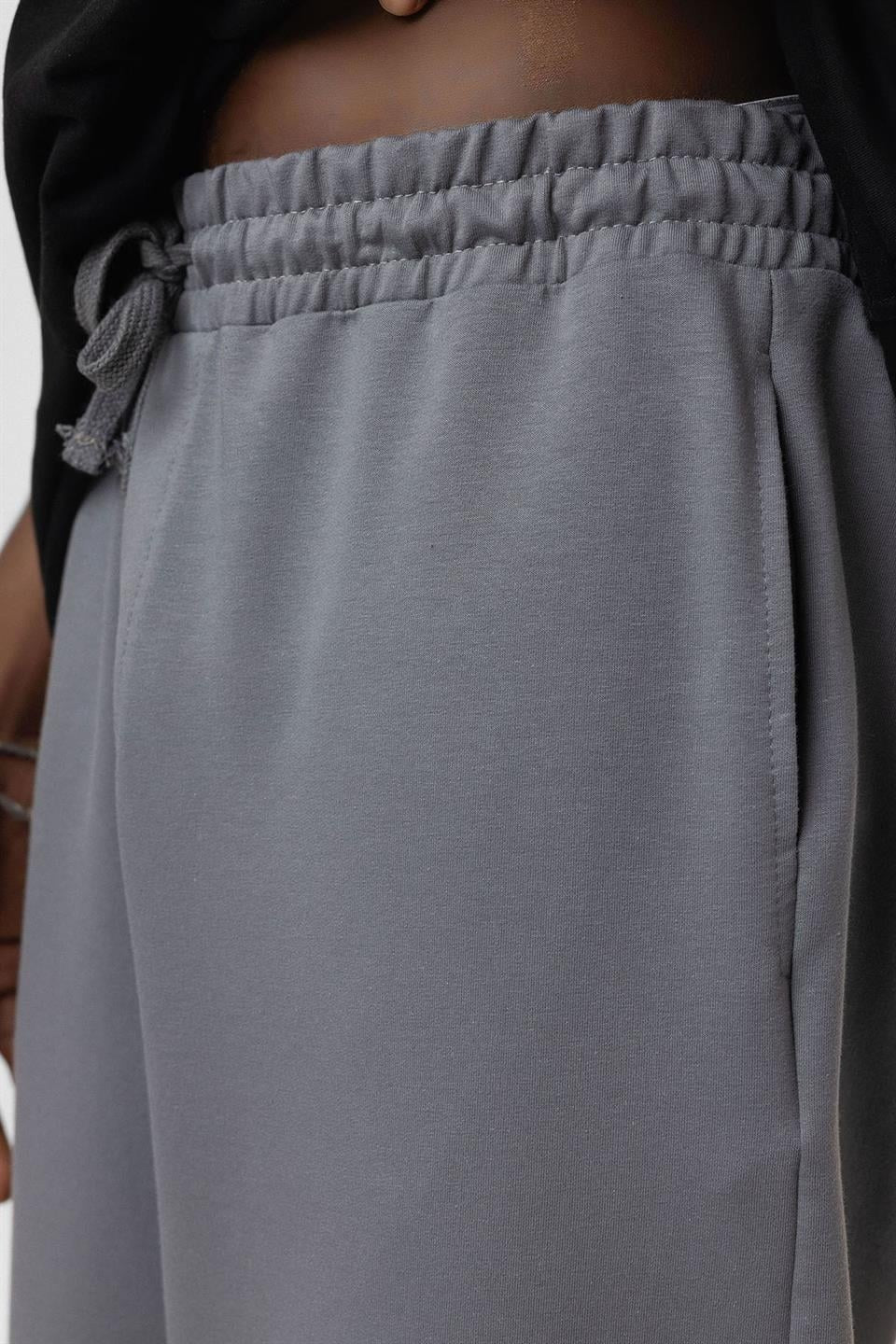 Basic Paça Lastikli Oversize Eşofman Alt