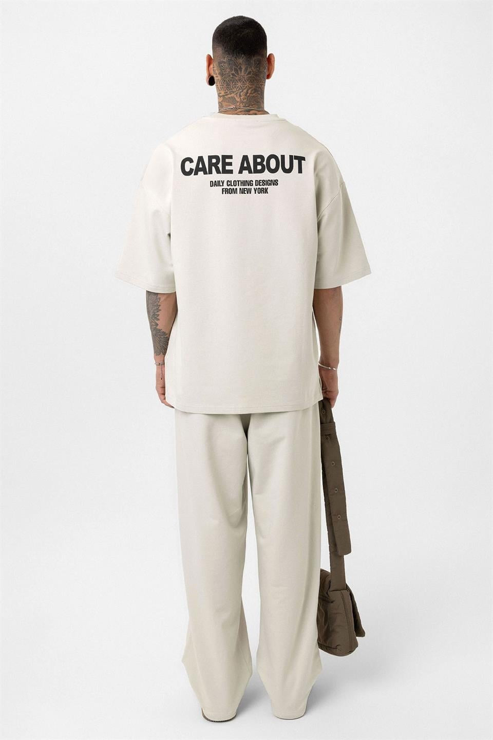 Care About Baskılı Oversize Eşofman Takım - 40-573