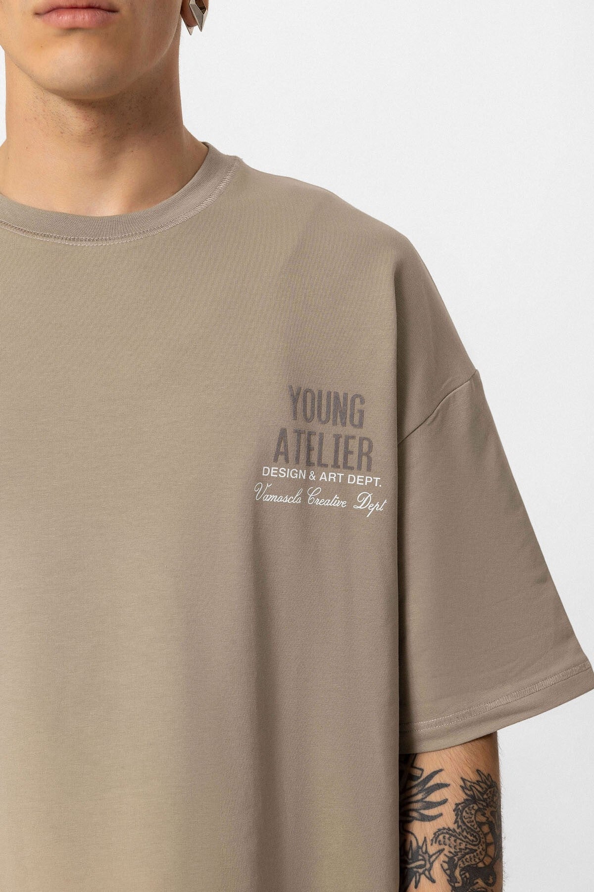 Young Atelıer Baskılı Oversize Eşofman Takım