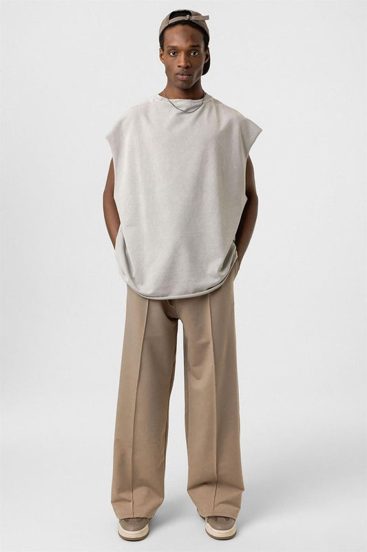 Dikiş Detaylı Oversize Eşofman Alt