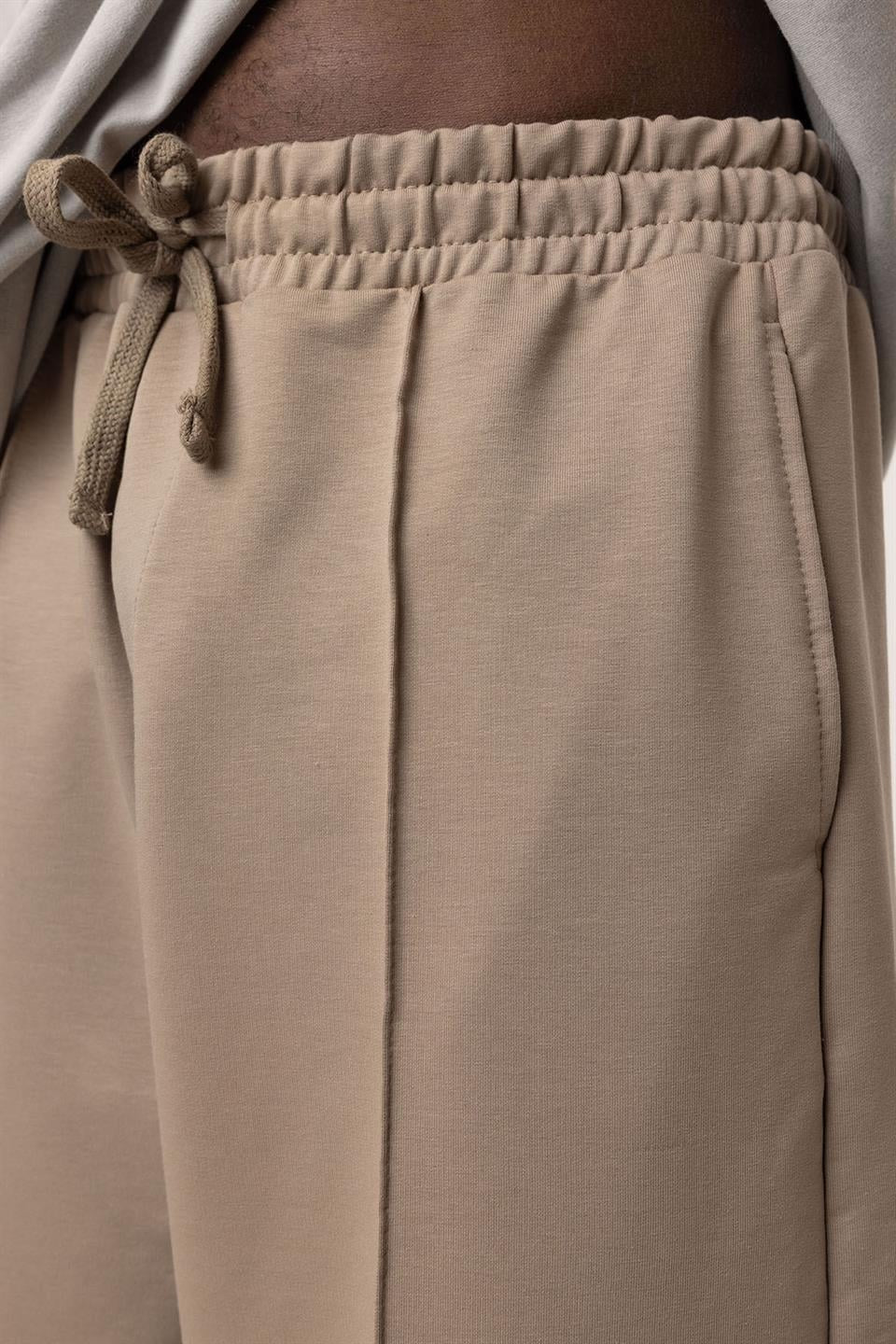 Dikiş Detaylı Oversize Eşofman Alt