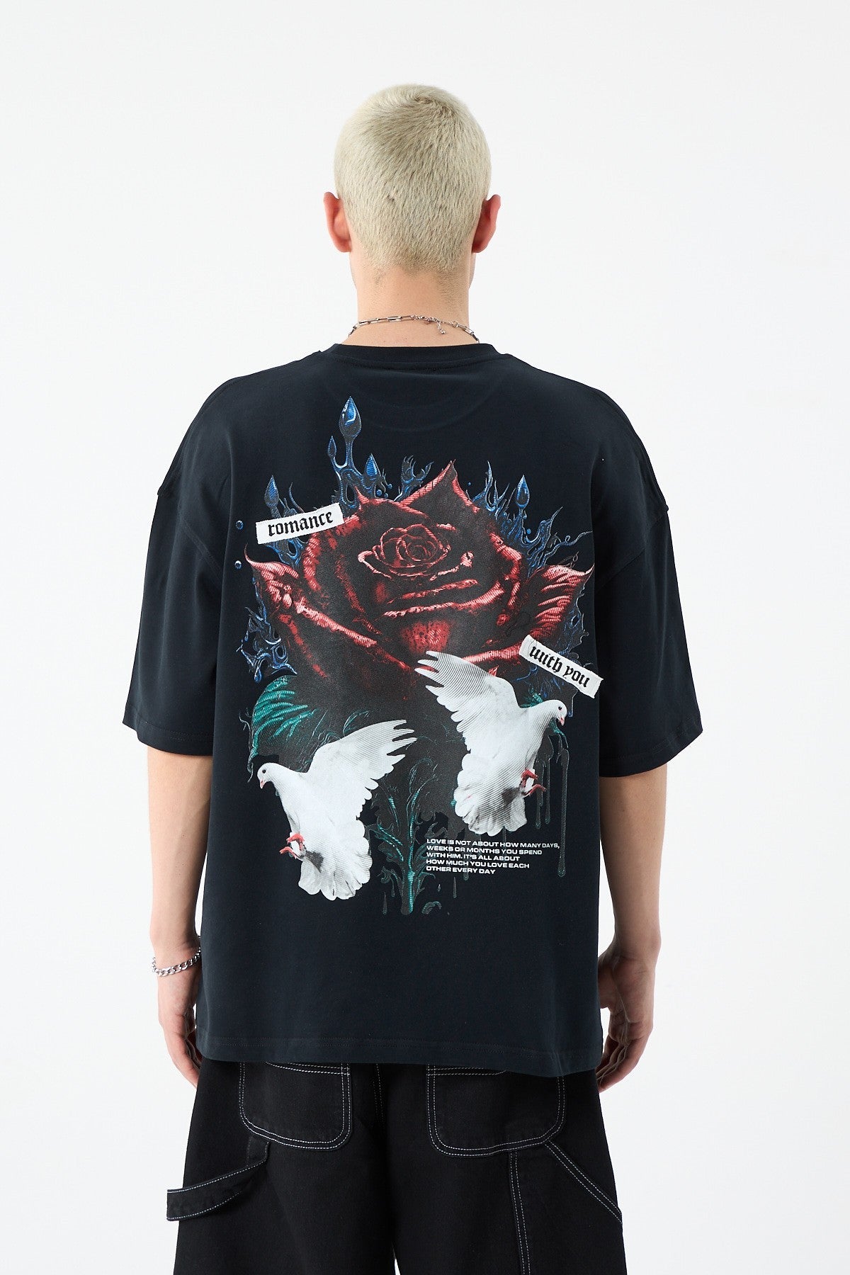 Arka Baskılı Oversize Tişört