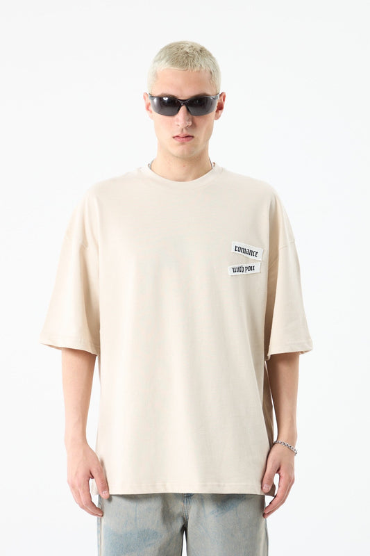 Arka Baskılı Oversize Tişört