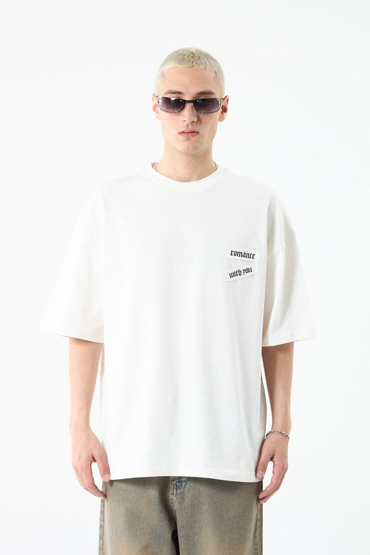 Arka Baskılı Oversize Tişört