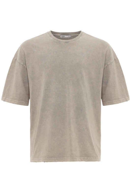 Yıkamalı Oversize Basic Tişört