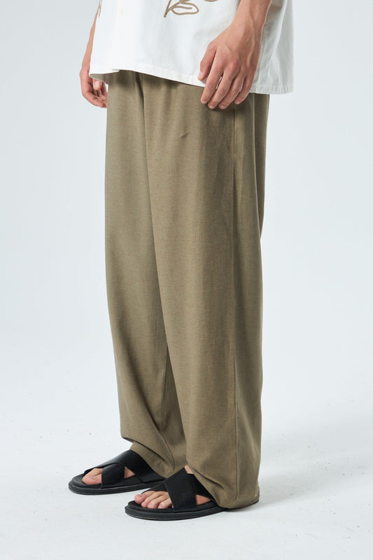 %100 Keten Baggy Pantolon