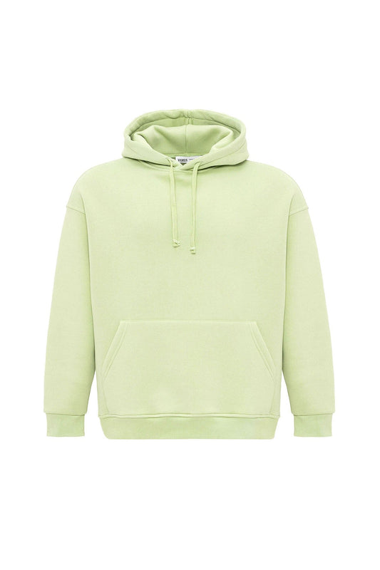 Basic Oversize Kapüşonlu Cep Detaylı Sweatshirt