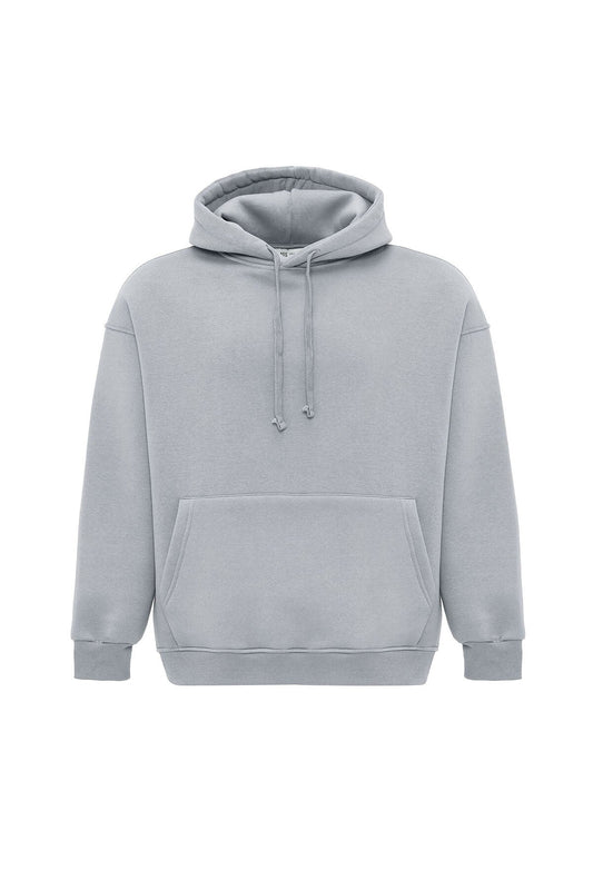 Basic Oversize Kapüşonlu Cep Detaylı Sweatshirt