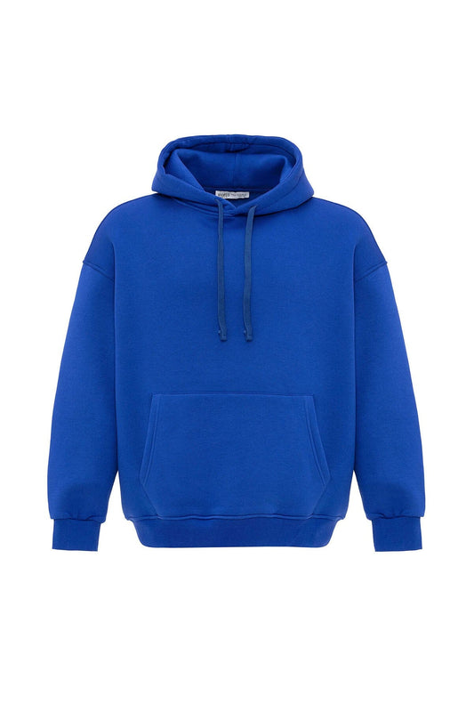 Basic Oversize Kapüşonlu Cep Detaylı Sweatshirt