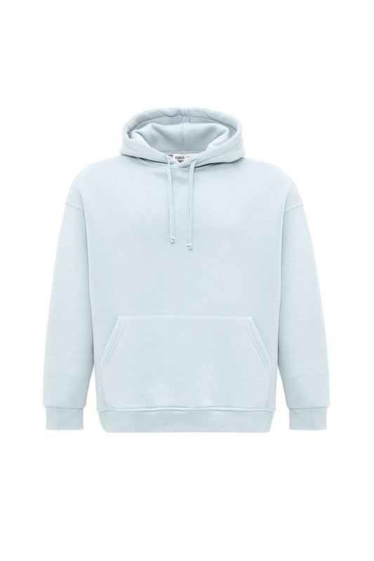 Basic Oversize Kapüşonlu Cep Detaylı Sweatshirt