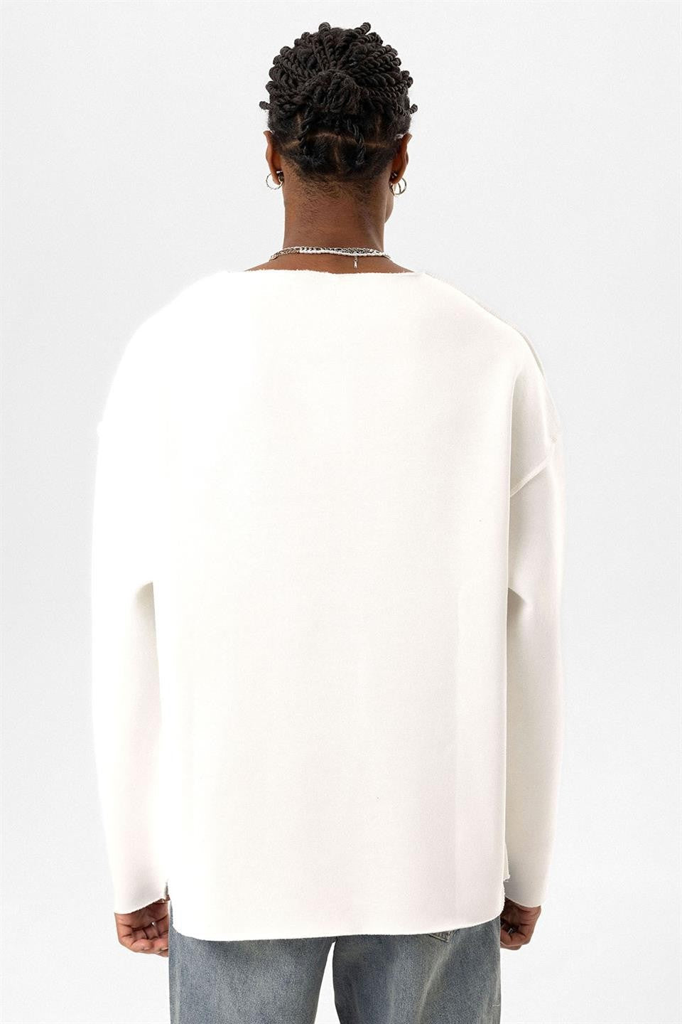 Dikiş Detaylı Overıze Sweatshirt