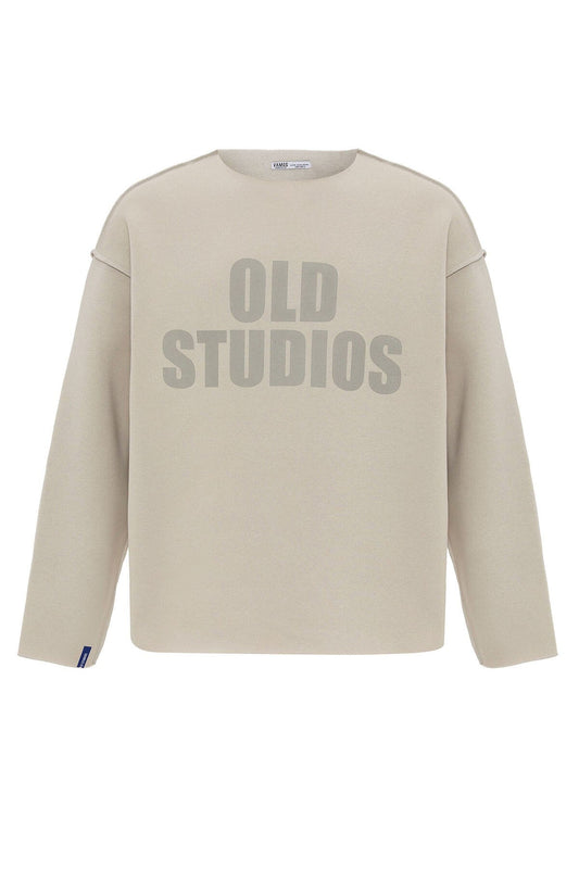 Dikiş Detaylı Overıze Sweatshirt