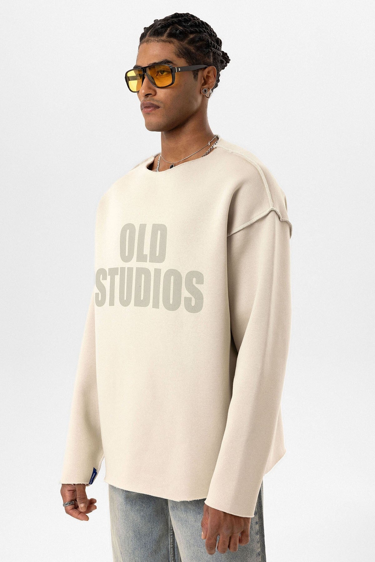 Dikiş Detaylı Overıze Sweatshirt