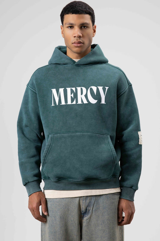 Kart Detaylı Yıkamalı Oversize Sweatshirt