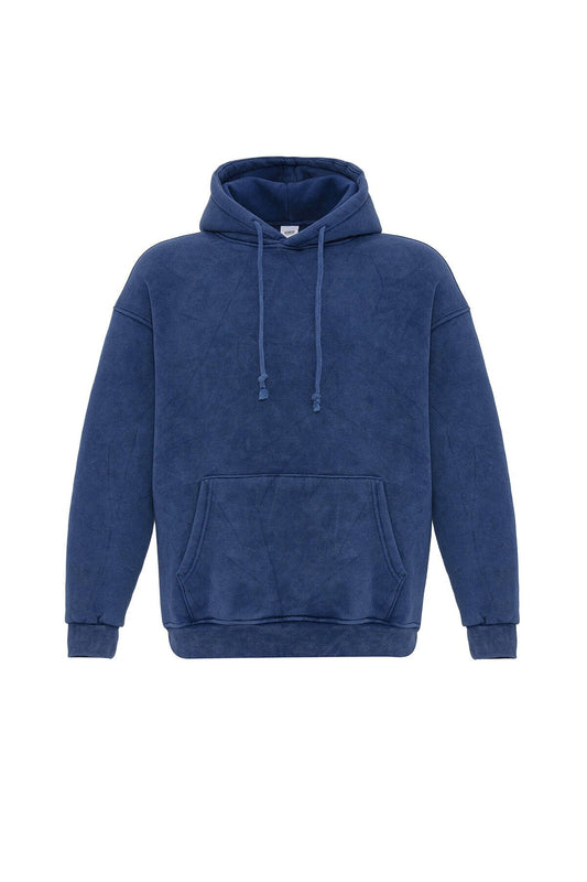 Basic Yıkamalı Oversize Sweatshirt