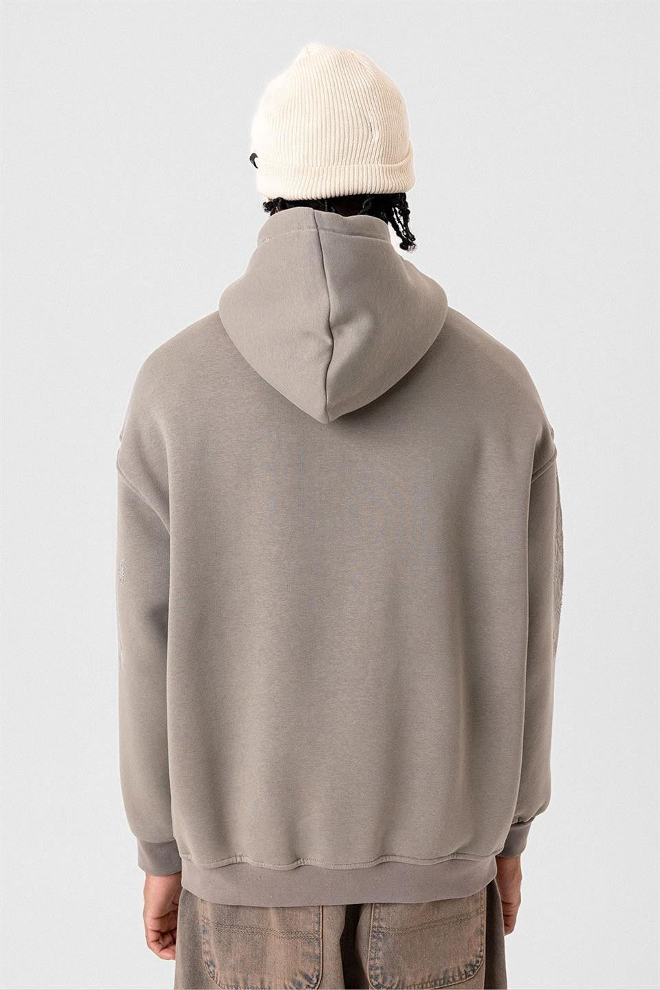 Desenli Oversize Sweatshirt