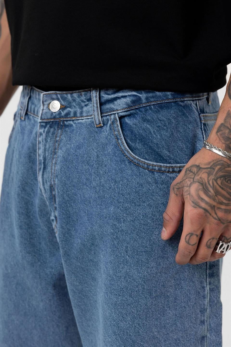 Baggy Fıt Jean V100-02