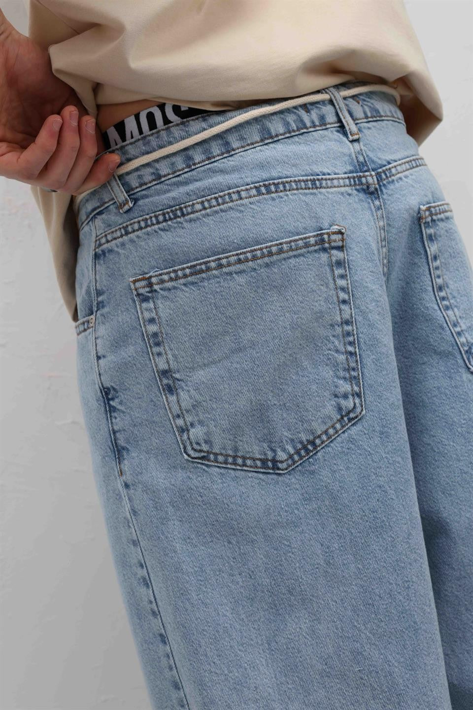 Baggy Fıt Jean V100-02