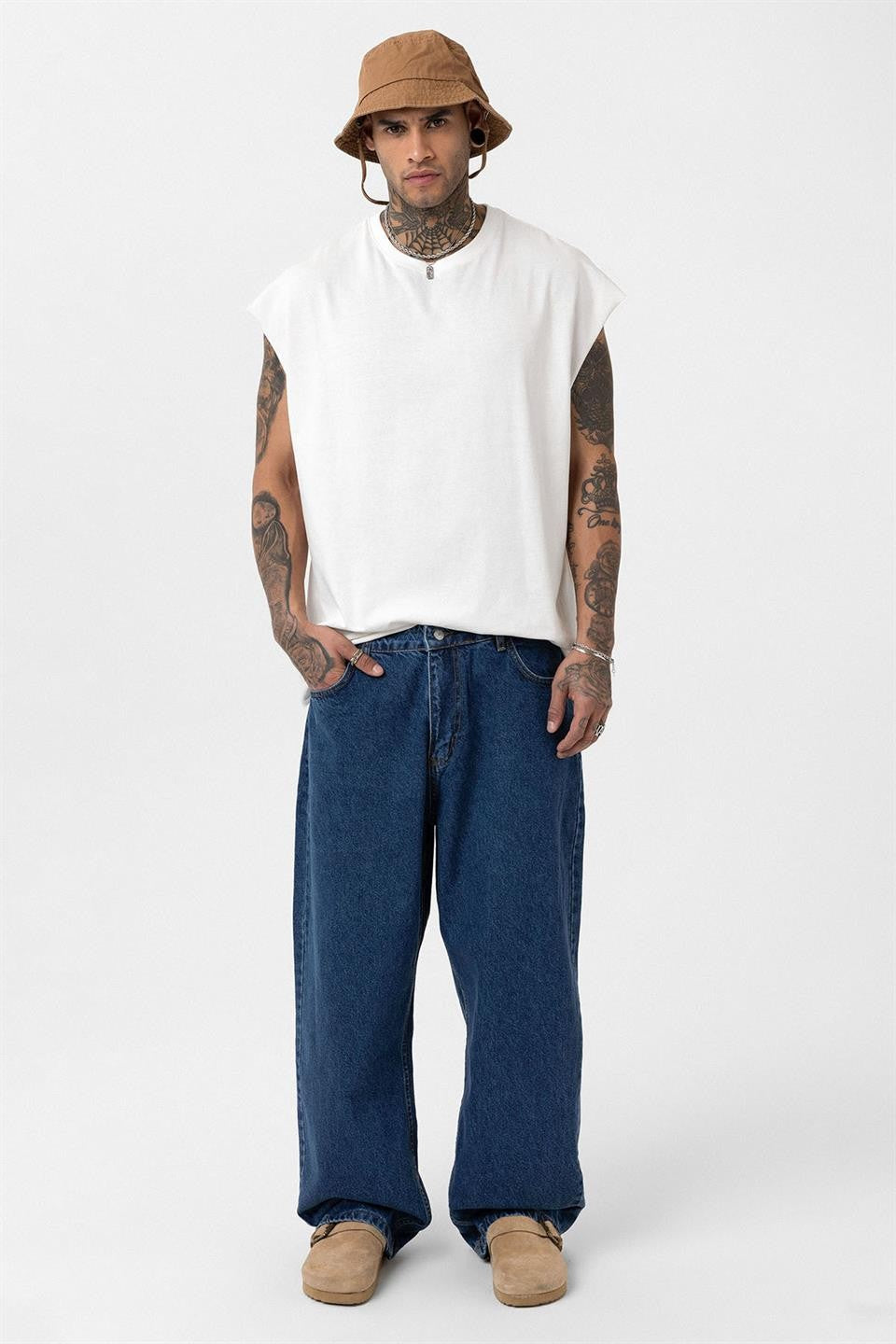 Baggy Fıt Jean V100-02
