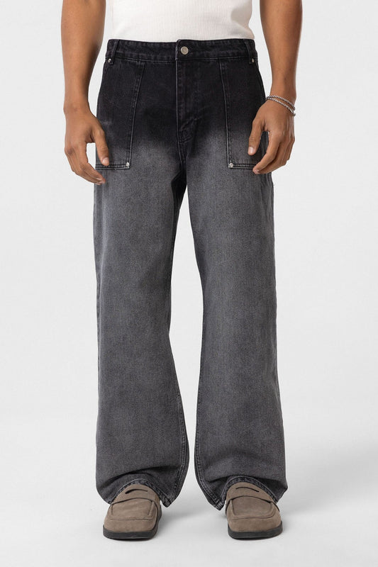 Cep Detaylı Baggy Fit Jean