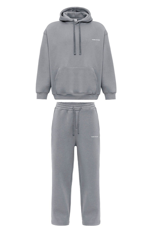 Young Atelıer Baskılı Oversize Eşofman Takım