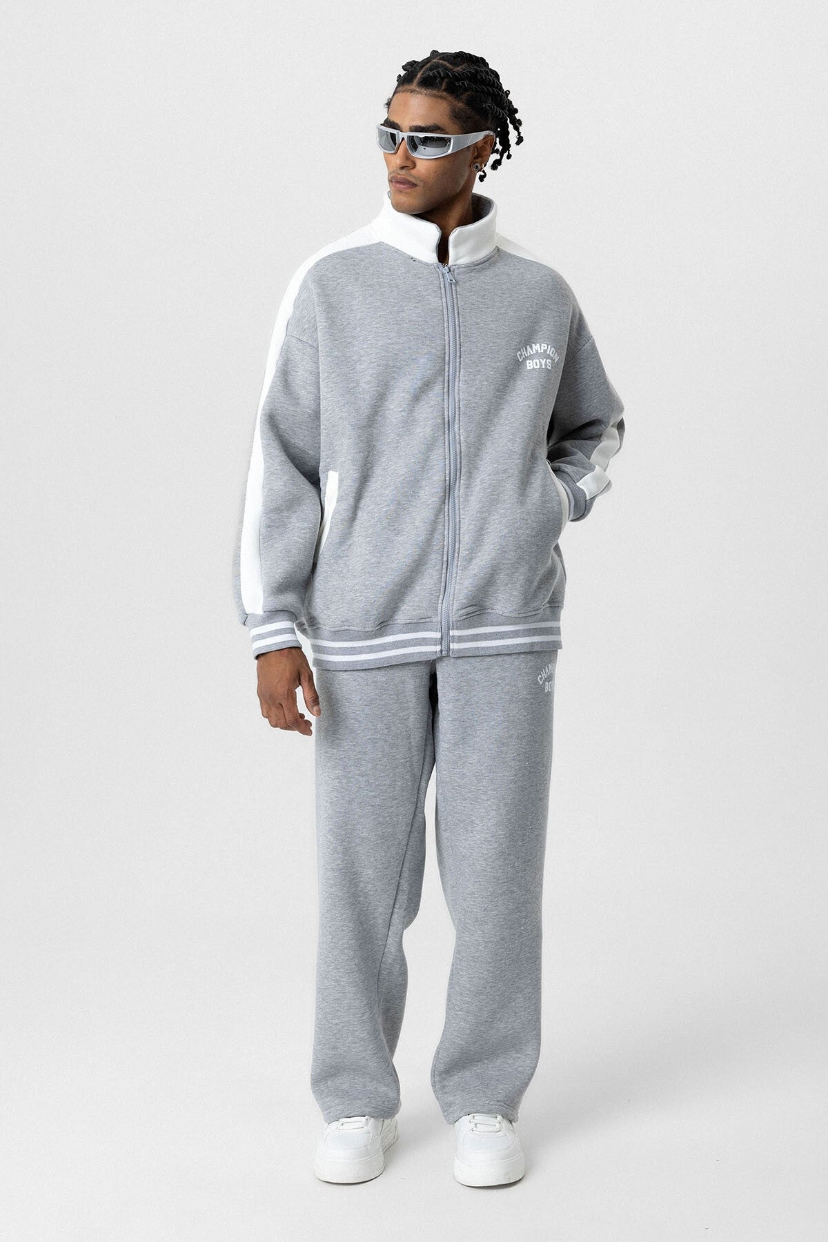 Baskılı Oversize Eşofman Takım