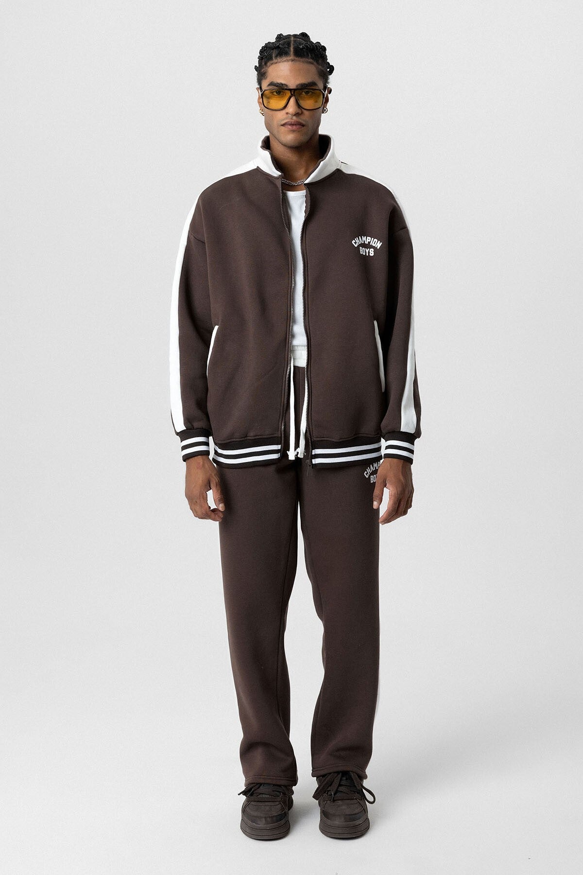 Baskılı Oversize Eşofman Takım