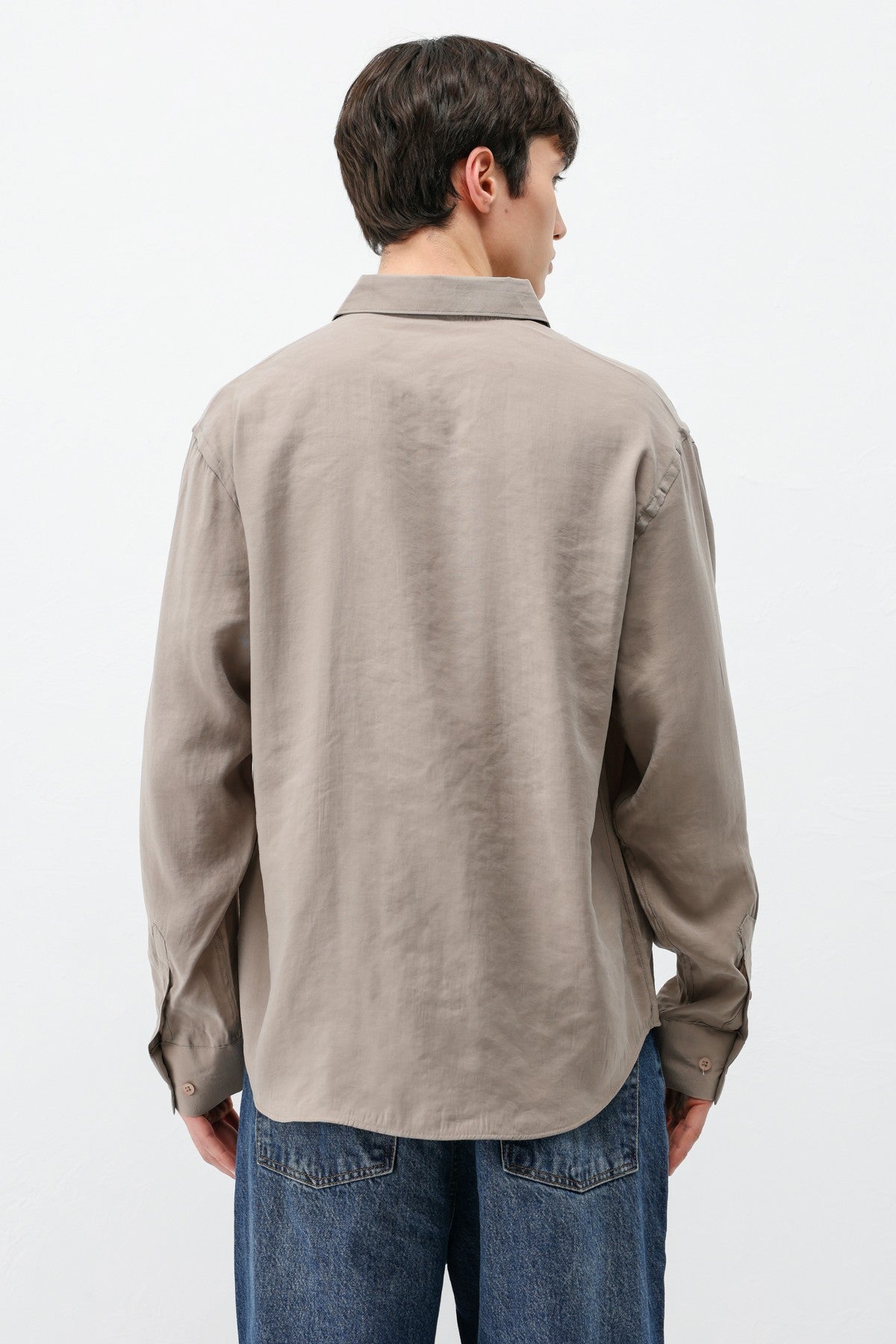 Modal Kumaş Oversize Gömlek