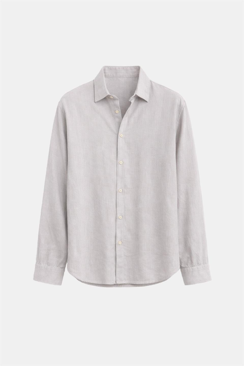 Basic Keten Oversize Gömlek