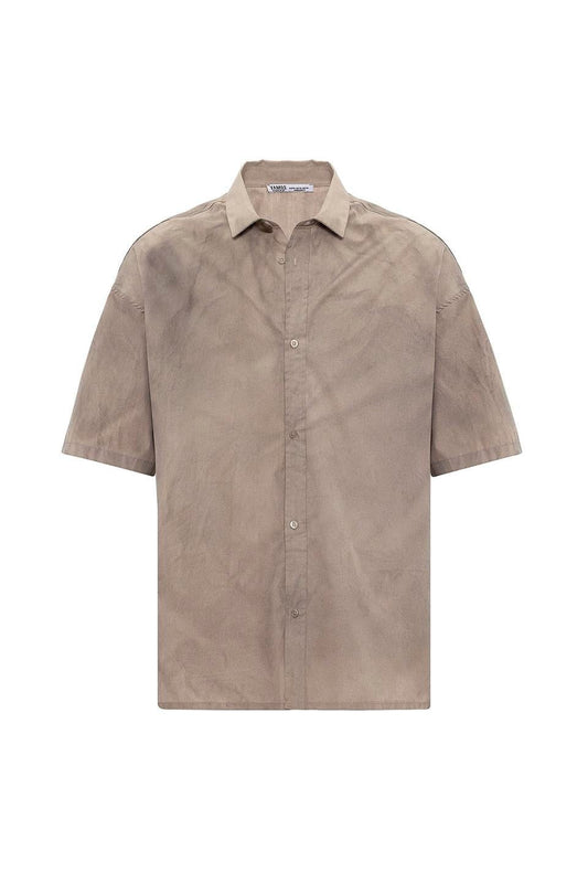 Oversize Yıkamalı Poplin Gömlek