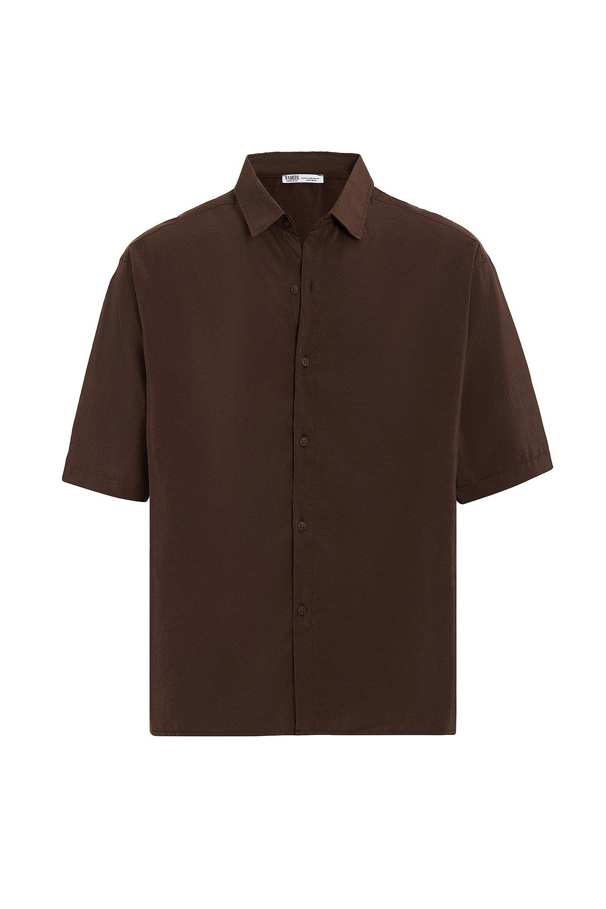 Basic Oversize Kısa Kollu Modal Gömlek