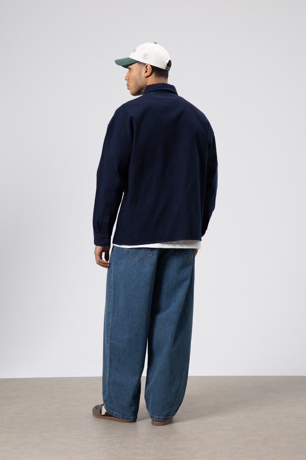 Oversize Gabardin Gömlek Ceket