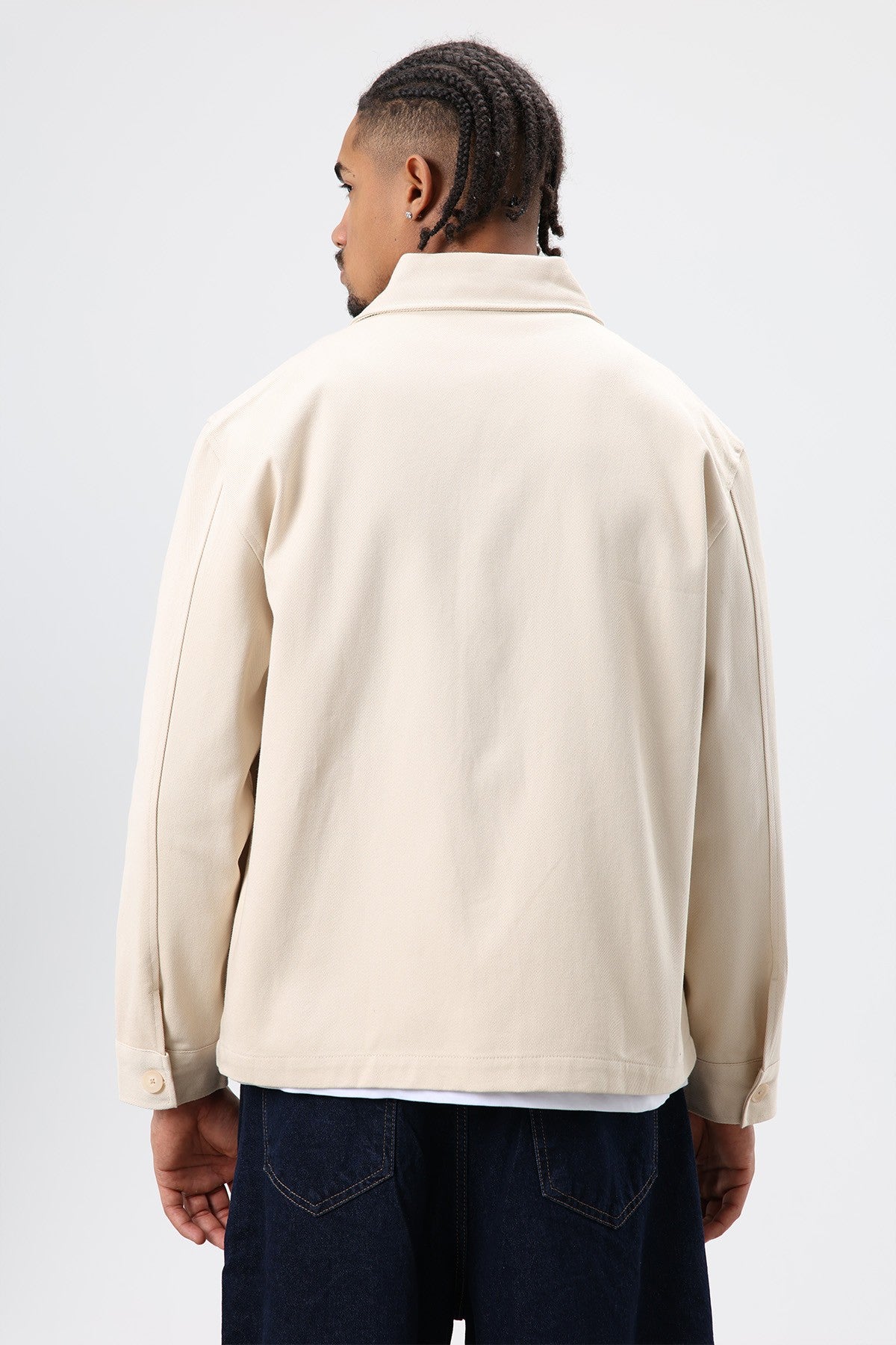 Boxy Fit Gabardin Ceket