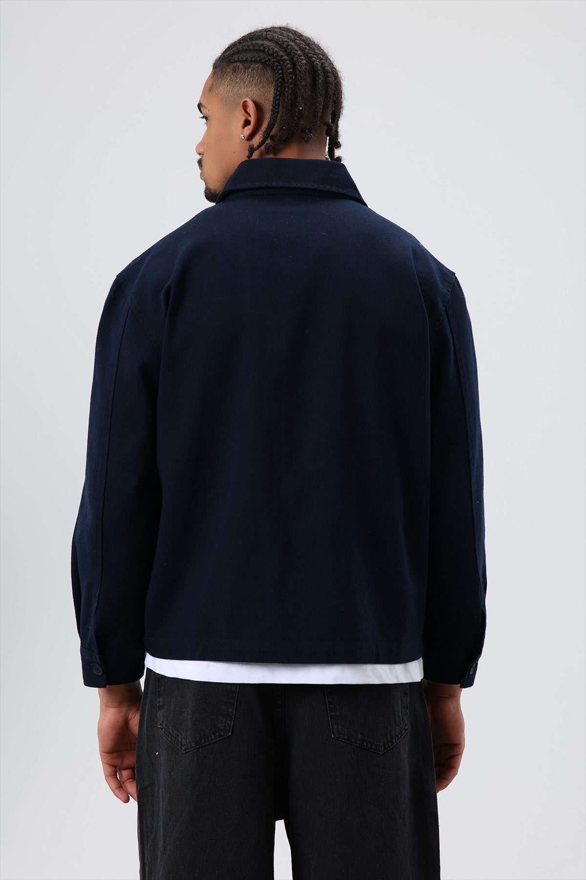 Boxy Fit Gabardin Ceket