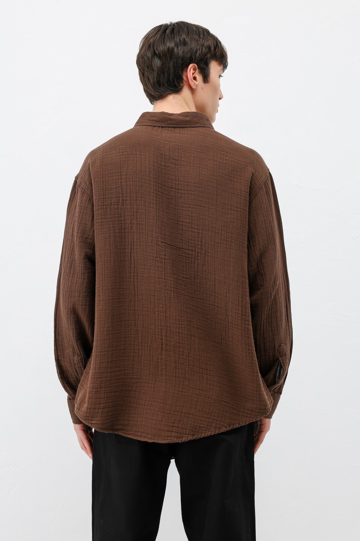 Müslin Kumaş Oversize Gömlek