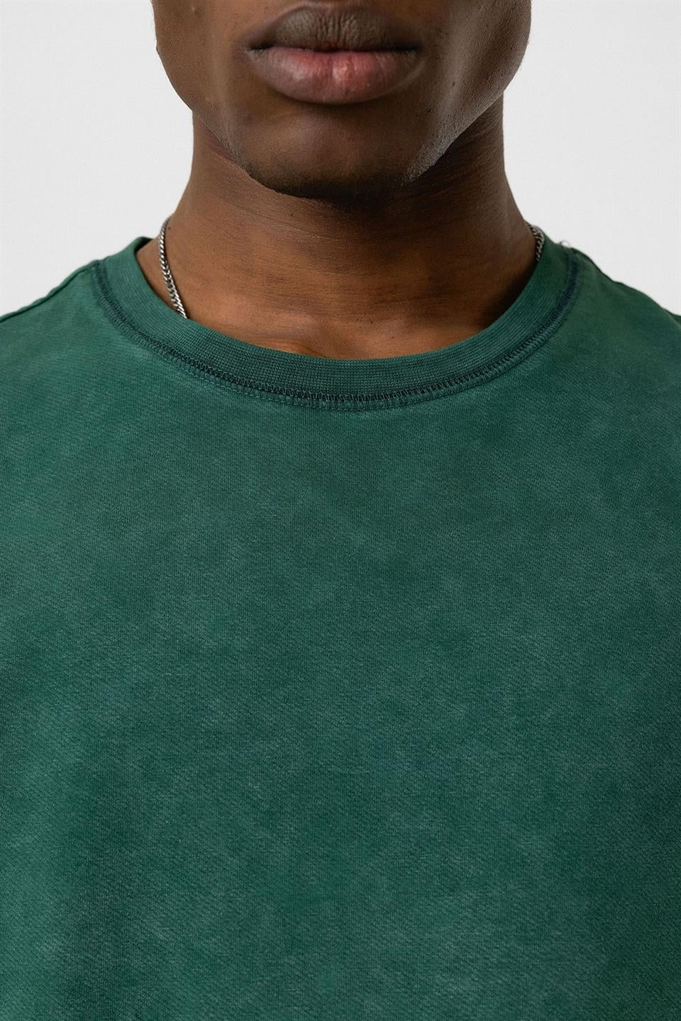 Yıkamalı Basic Oversize Tişört