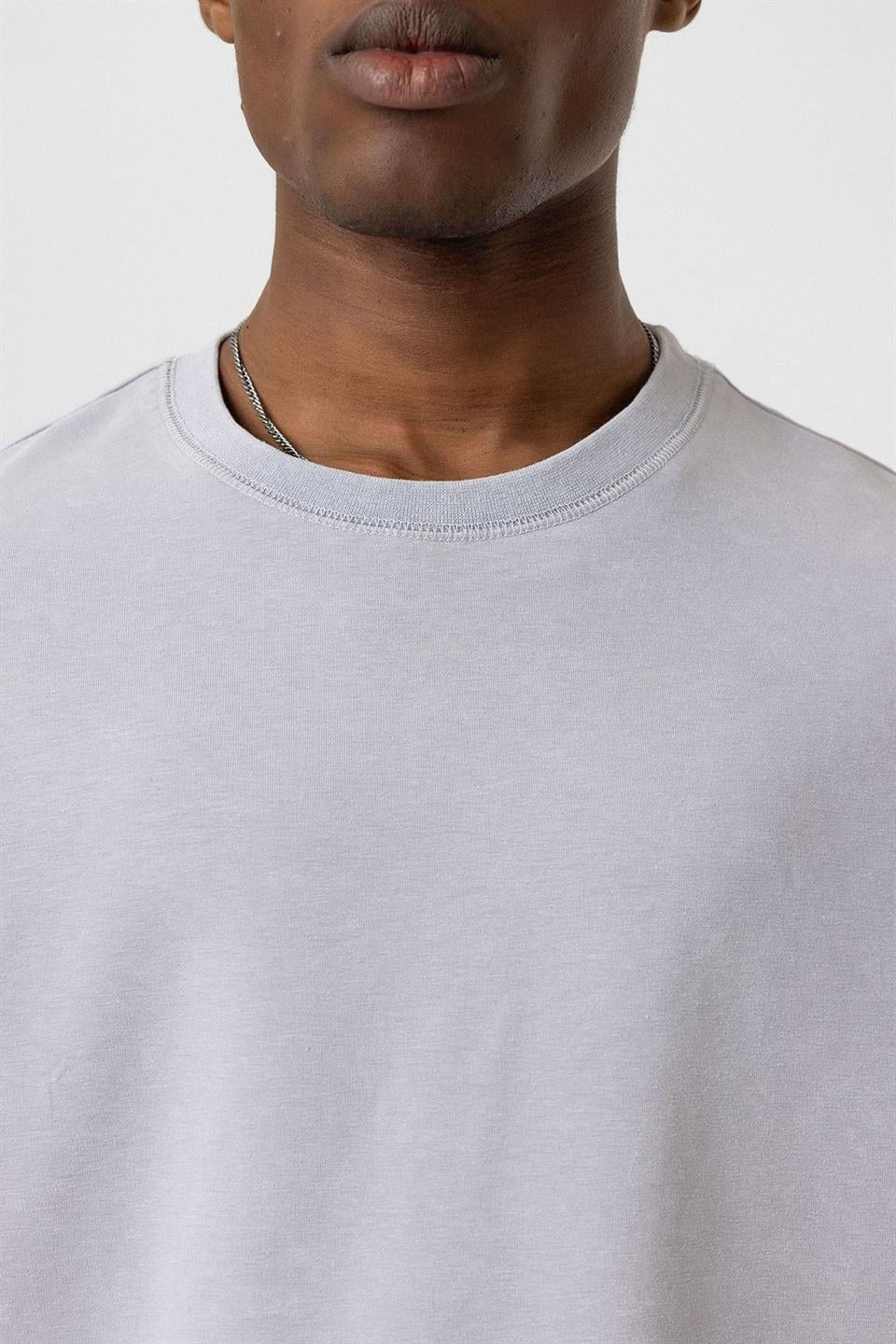 Yıkamalı Basic Oversize Tişört