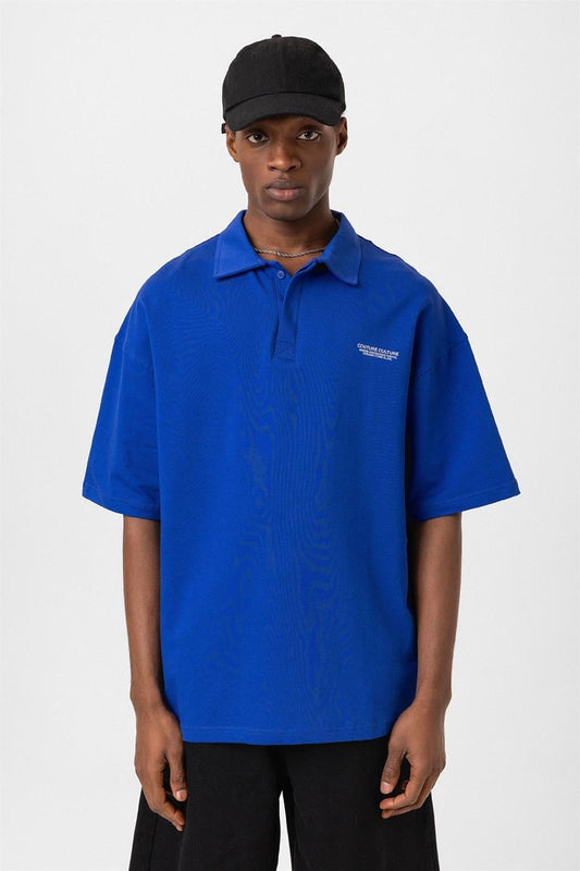Polo Yaka Oversize Tişört